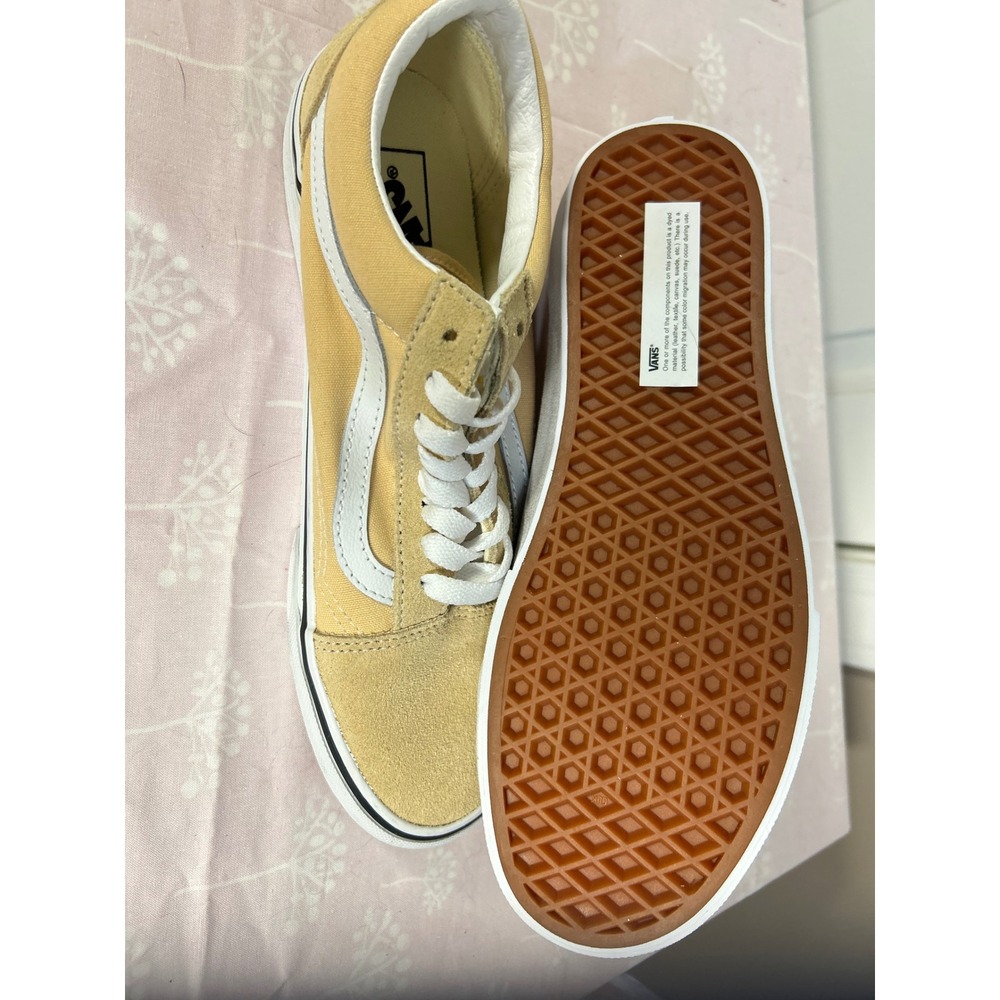NEW Women's 8.5 Vans Old Skool Golden‎ Nugget Canvas Suede Low Top Sneakers - Picture 5 of 6